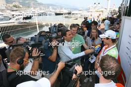 25.05.2011 Monte Carlo, Monaco,  Adrian Sutil (GER), Force India F1 Team - Formula 1 World Championship, Rd 06, Monaco Grand Prix, Wednesday