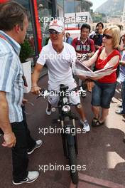 25.05.2011 Monte Carlo, Monaco,  Michael Schumacher (GER), Mercedes GP Petronas F1 Team - Formula 1 World Championship, Rd 06, Monaco Grand Prix, Wednesday
