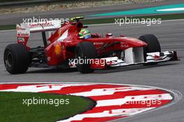 08.04.2011 Sepang, Malaysia,  Felipe Massa (BRA), Scuderia Ferrari  - Formula 1 World Championship, Rd 02, Malaysian Grand Prix, Friday Practice