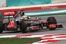 08.04.2011 Sepang, Malaysia,  Lewis Hamilton (GBR), McLaren Mercedes  - Formula 1 World Championship, Rd 02, Malaysian Grand Prix, Friday Practice