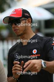 08.04.2011 Sepang, Malaysia,  Lewis Hamilton (GBR), McLaren Mercedes - Formula 1 World Championship, Rd 02, Malaysian Grand Prix, Friday