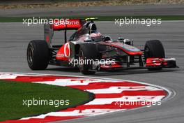 08.04.2011 Sepang, Malaysia,  Jenson Button (GBR), McLaren Mercedes  - Formula 1 World Championship, Rd 02, Malaysian Grand Prix, Friday Practice