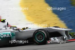 08.04.2011 Sepang, Malaysia,  Nico Rosberg (GER), Mercedes GP Petronas F1 Team - Formula 1 World Championship, Rd 02, Malaysian Grand Prix, Friday Practice