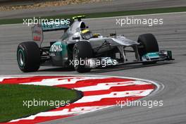 08.04.2011 Sepang, Malaysia,  Nico Rosberg (GER), Mercedes GP  - Formula 1 World Championship, Rd 02, Malaysian Grand Prix, Friday Practice