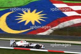 08.04.2011 Sepang, Malaysia,  Kamui Kobayashi (JAP), Sauber F1 Team - Formula 1 World Championship, Rd 02, Malaysian Grand Prix, Friday Practice