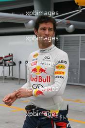 08.04.2011 Sepang, Malaysia,  Mark Webber (AUS), Red Bull Racing - Formula 1 World Championship, Rd 02, Malaysian Grand Prix, Friday Practice