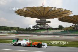 08.04.2011 Sepang, Malaysia,  Paul di Resta (GBR), Force India F1 Team - Formula 1 World Championship, Rd 02, Malaysian Grand Prix, Friday Practice