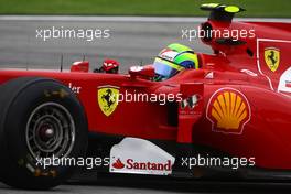 08.04.2011 Sepang, Malaysia,  Felipe Massa (BRA), Scuderia Ferrari  - Formula 1 World Championship, Rd 02, Malaysian Grand Prix, Friday Practice