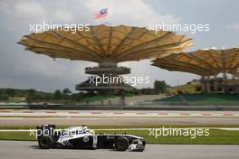 08.04.2011 Sepang, Malaysia,  Pastor Maldonado (VEN), AT&T Williams - Formula 1 World Championship, Rd 02, Malaysian Grand Prix, Friday Practice