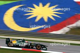 08.04.2011 Sepang, Malaysia,  Jarno Trulli (ITA), Team Lotus - Formula 1 World Championship, Rd 02, Malaysian Grand Prix, Friday Practice