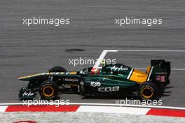 08.04.2011 Sepang, Malaysia,  Jarno Trulli (ITA), Team Lotus - Formula 1 World Championship, Rd 02, Malaysian Grand Prix, Friday Practice