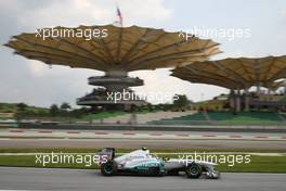 08.04.2011 Sepang, Malaysia,  Nico Rosberg (GER), Mercedes GP Petronas F1 Team - Formula 1 World Championship, Rd 02, Malaysian Grand Prix, Friday Practice