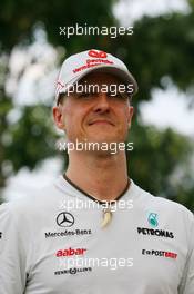 08.04.2011 Sepang, Malaysia,  Michael Schumacher (GER), Mercedes GP Petronas F1 Team - Formula 1 World Championship, Rd 02, Malaysian Grand Prix, Friday