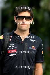 08.04.2011 Sepang, Malaysia,  Mark Webber (AUS), Red Bull Racing  - Formula 1 World Championship, Rd 02, Malaysian Grand Prix, Friday