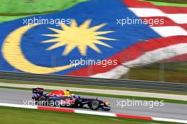 08.04.2011 Sepang, Malaysia,  Sebastian Vettel (GER), Red Bull Racing - Formula 1 World Championship, Rd 02, Malaysian Grand Prix, Friday Practice