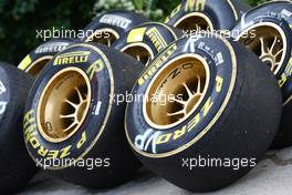 08.04.2011 Sepang, Malaysia,  Pirelli tyres - Formula 1 World Championship, Rd 02, Malaysian Grand Prix, Friday