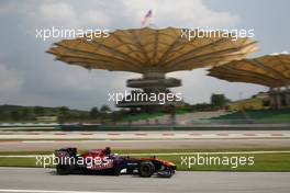 08.04.2011 Sepang, Malaysia,  Sébastien Buemi (SUI), Scuderia Toro Rosso - Formula 1 World Championship, Rd 02, Malaysian Grand Prix, Friday Practice