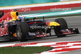 08.04.2011 Sepang, Malaysia,  Sebastian Vettel (GER), Red Bull Racing  - Formula 1 World Championship, Rd 02, Malaysian Grand Prix, Friday Practice