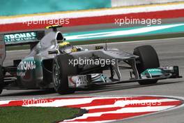 08.04.2011 Sepang, Malaysia,  Nico Rosberg (GER), Mercedes GP  - Formula 1 World Championship, Rd 02, Malaysian Grand Prix, Friday Practice