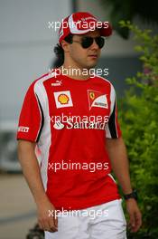 08.04.2011 Sepang, Malaysia,  Felipe Massa (BRA), Scuderia Ferrari - Formula 1 World Championship, Rd 02, Malaysian Grand Prix, Friday