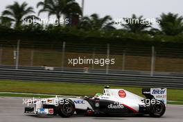 08.04.2011 Sepang, Malaysia,  Sergio Perez (MEX), Sauber F1 Team  - Formula 1 World Championship, Rd 02, Malaysian Grand Prix, Friday Practice