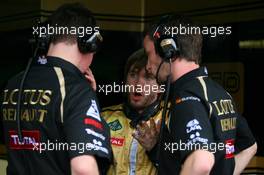 08.04.2011 Sepang, Malaysia,  Nick Heidfeld (GER), Lotus Renault GP - Formula 1 World Championship, Rd 02, Malaysian Grand Prix, Friday
