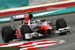 08.04.2011 Sepang, Malaysia,  Vitantonio Liuzzi (ITA), Hispania Racing Team, HRT  - Formula 1 World Championship, Rd 02, Malaysian Grand Prix, Friday Practice