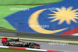 08.04.2011 Sepang, Malaysia,  Vitaly Petrov (RUS), Lotus Renault GP - Formula 1 World Championship, Rd 02, Malaysian Grand Prix, Friday Practice