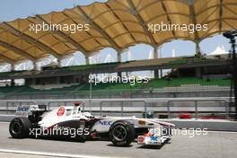 08.04.2011 Sepang, Malaysia,  Kamui Kobayashi (JAP), Sauber F1 Team - Formula 1 World Championship, Rd 02, Malaysian Grand Prix, Friday Practice