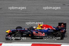 08.04.2011 Sepang, Malaysia,  Mark Webber (AUS), Red Bull Racing  - Formula 1 World Championship, Rd 02, Malaysian Grand Prix, Friday Practice