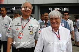10.04.2011 Sepang, Malaysia,  Bernie Ecclestone (GBR) - Formula 1 World Championship, Rd 02, Malaysian Grand Prix, Sunday Pre-Race Grid