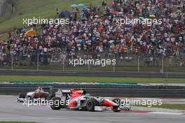 10.04.2011 Sepang, Malaysia,  Vitantonio Liuzzi (ITA), Hispania Racing Team, HRT - Formula 1 World Championship, Rd 02, Malaysian Grand Prix, Sunday Race