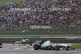 10.04.2011 Sepang, Malaysia,  Nico Rosberg (GER), Mercedes GP Petronas F1 Team - Formula 1 World Championship, Rd 02, Malaysian Grand Prix, Sunday Race