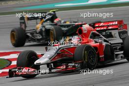 10.04.2011 Sepang, Malaysia,  Timo Glock (GER), Virgin Racing  - Formula 1 World Championship, Rd 02, Malaysian Grand Prix, Sunday Race