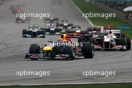 10.04.2011 Sepang, Malaysia,  Mark Webber (AUS), Red Bull Racing  - Formula 1 World Championship, Rd 02, Malaysian Grand Prix, Sunday Race