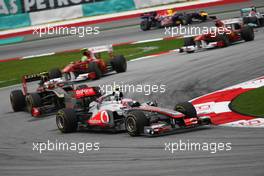 10.04.2011 Sepang, Malaysia,  Jenson Button (GBR), McLaren Mercedes - Formula 1 World Championship, Rd 02, Malaysian Grand Prix, Sunday Race