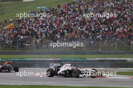 10.04.2011 Sepang, Malaysia,  Kamui Kobayashi (JAP), Sauber F1 Team - Formula 1 World Championship, Rd 02, Malaysian Grand Prix, Sunday Race