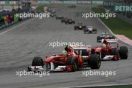 10.04.2011 Sepang, Malaysia,  Felipe Massa (BRA), Scuderia Ferrari  - Formula 1 World Championship, Rd 02, Malaysian Grand Prix, Sunday Race
