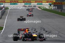 10.04.2011 Sepang, Malaysia,  Sebastian Vettel (GER), Red Bull Racing  - Formula 1 World Championship, Rd 02, Malaysian Grand Prix, Sunday Race