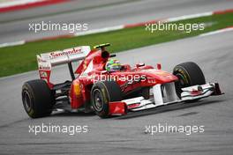 10.04.2011 Sepang, Malaysia,  Felipe Massa (BRA), Scuderia Ferrari - Formula 1 World Championship, Rd 02, Malaysian Grand Prix, Sunday Race