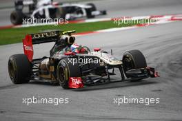 10.04.2011 Sepang, Malaysia,  Vitaly Petrov (RUS), Lotus Renault GP - Formula 1 World Championship, Rd 02, Malaysian Grand Prix, Sunday Race