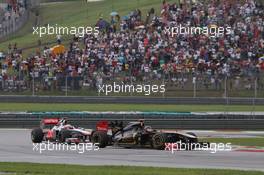 10.04.2011 Sepang, Malaysia,  Nick Heidfeld (GER), Lotus Renault GP - Formula 1 World Championship, Rd 02, Malaysian Grand Prix, Sunday Race