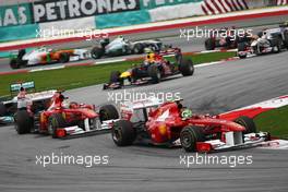 10.04.2011 Sepang, Malaysia,  Felipe Massa (BRA), Scuderia Ferrari - Formula 1 World Championship, Rd 02, Malaysian Grand Prix, Sunday Race