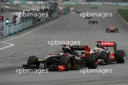 10.04.2011 Sepang, Malaysia,  Nico Hulkenberg (GER), Test Driver, Force India  - Formula 1 World Championship, Rd 02, Malaysian Grand Prix, Sunday Race