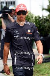09.04.2011 Sepang, Malaysia,  Lewis Hamilton (GBR), McLaren Mercedes - Formula 1 World Championship, Rd 02, Malaysian Grand Prix, Saturday