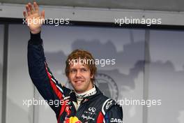 09.04.2011 Sepang, Malaysia,  pole for Sebastian Vettel (GER), Red Bull Racing - Formula 1 World Championship, Rd 02, Malaysian Grand Prix, Saturday Qualifying