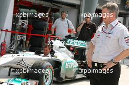 09.04.2011 Sepang, Malaysia,  Ross Brawn (GBR) Team Principal, Mercedes GP Petronas - Formula 1 World Championship, Rd 02, Malaysian Grand Prix, Saturday