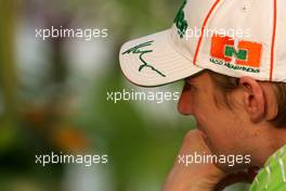 09.04.2011 Sepang, Malaysia,  Nico Hulkenberg (GER), Test Driver, Force India  - Formula 1 World Championship, Rd 02, Malaysian Grand Prix, Saturday