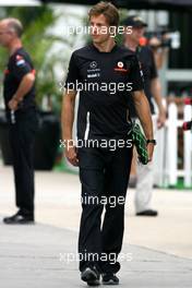 09.04.2011 Sepang, Malaysia,  Jenson Button (GBR), McLaren Mercedes  - Formula 1 World Championship, Rd 02, Malaysian Grand Prix, Saturday