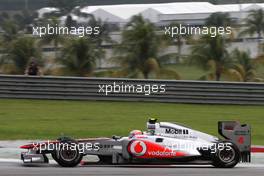 09.04.2011 Sepang, Malaysia,  Jenson Button (GBR), McLaren Mercedes  - Formula 1 World Championship, Rd 02, Malaysian Grand Prix, Saturday Qualifying